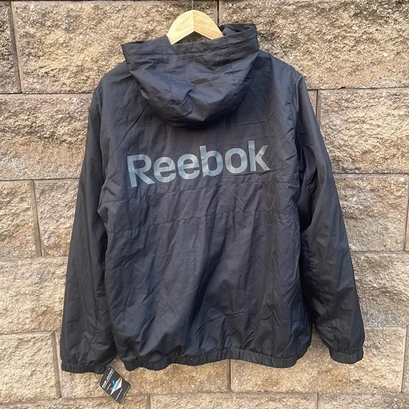 Reebok Jackets Coats Nwt Reebok Mens Pullover Quarter Zip